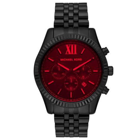 michael kors black and red